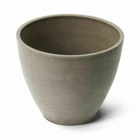 HEAT WAVE 8.3 x 10 x 10 in. Valencia Round Curve Planter Taupe HE2749996